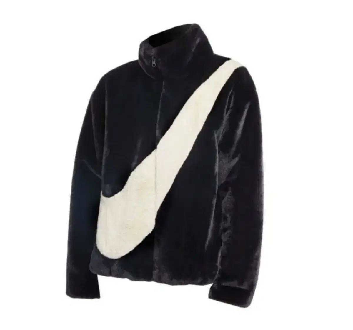 Nike NSW Faux Fur Jacket Black